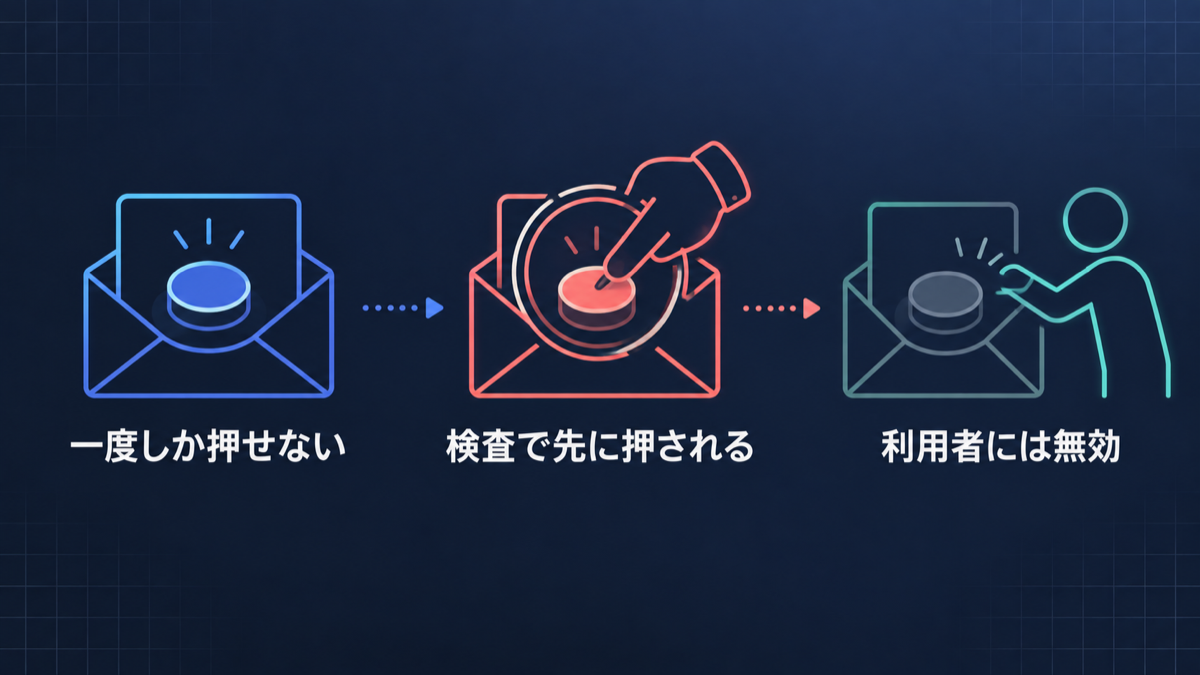 配達途中の検査官が、一度しか押せないボタンを先に押してしまう比喩