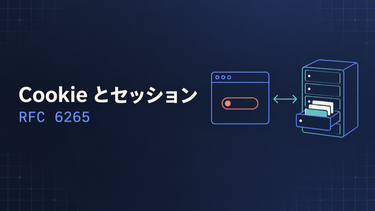 Cookie とセッション — RFC 6265